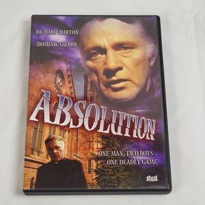 Absolution DVD Richard Burton Suspense Drama Full Screen